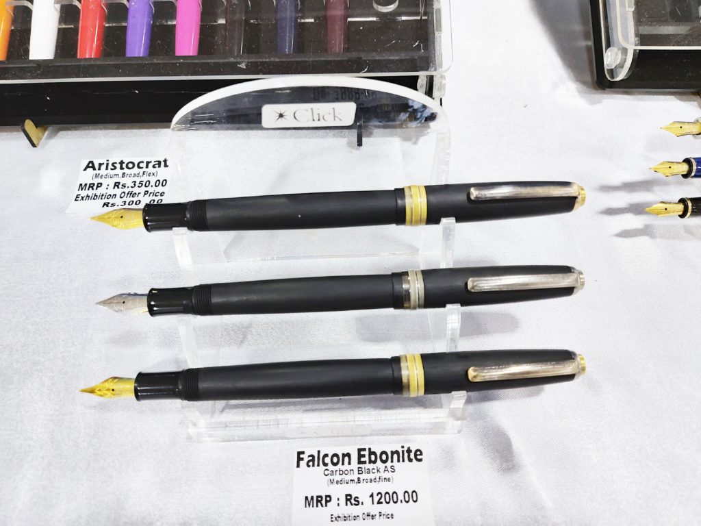 Click Falcon Ebonite Fountain Pens 