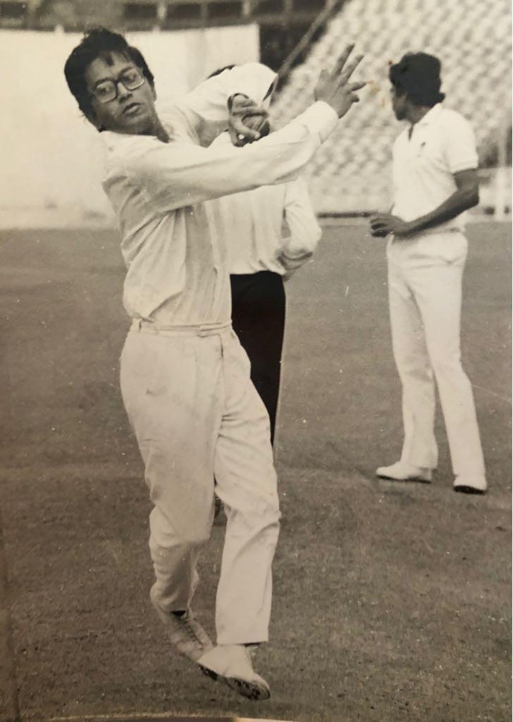 Dilip Doshi and Lamy