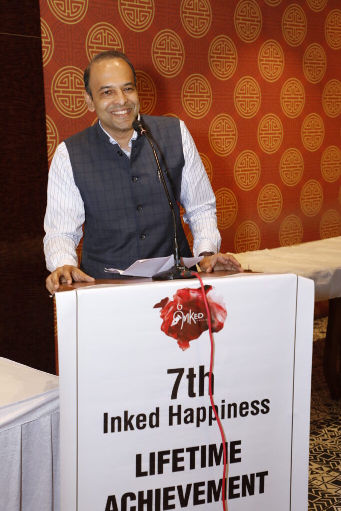 Inked Happiness confers 7th Lifetime Achievement Award upon Nikil Ranjan